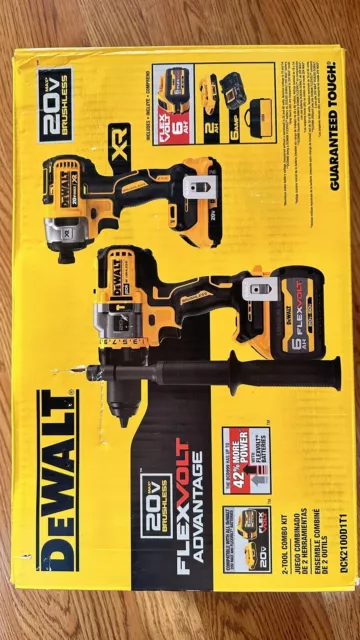 Kit Dewalt DCK2100D1T1 Combinado De 2 Herramientas De 20 Voltios Inalámbrico