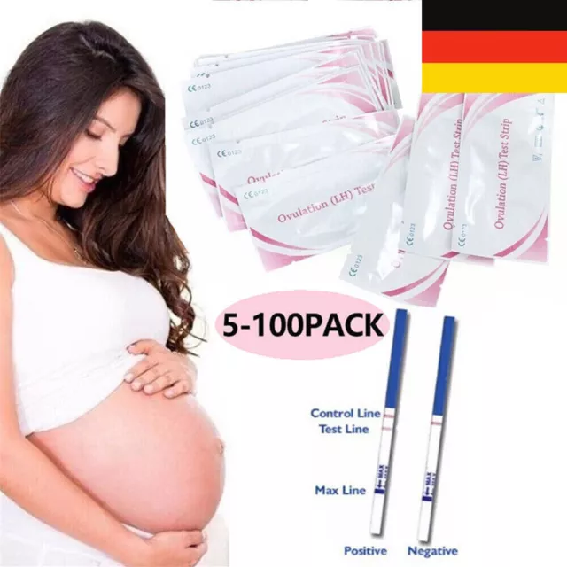 100* Ovulationstest Streifen 20 miu/ml LH Eisprung Ovulation Test Damen Fruchtb.