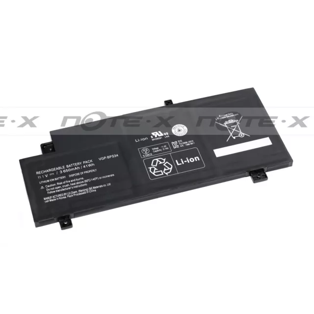 BATTERIA 3600mAh PER Sony VGP-BPS34