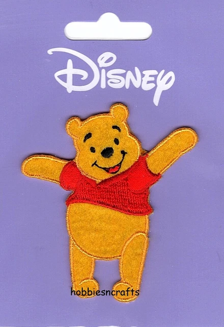 WINNIE THE POOH Jumping Disney Aufbügeln Applikation Motiv Aufnäher