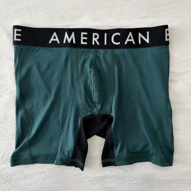 MENS AMERICAN EAGLE Flex Trunk Green Blue Flex Space Dye Boxer Brief Size  Small $18.25 - PicClick