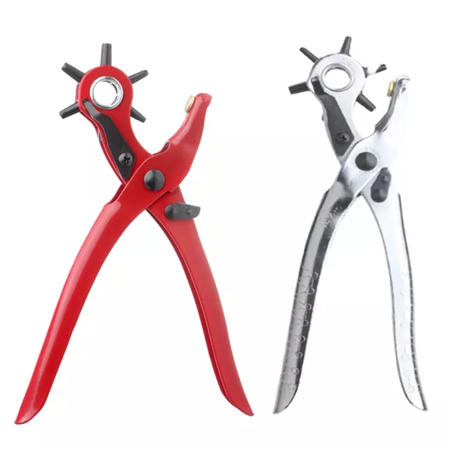 Revolving Leather Hole Punch Plier Puncher For Belt Cut Eyelet Hole Puncher Tool