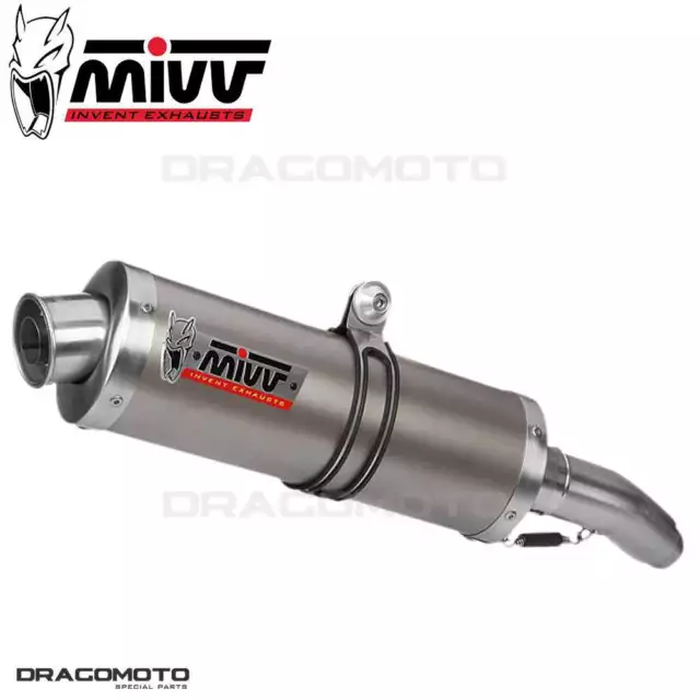 HONDA XRV 750 AFRICA TWIN 1993 1994 Exhaust Oval MIVV Titanium