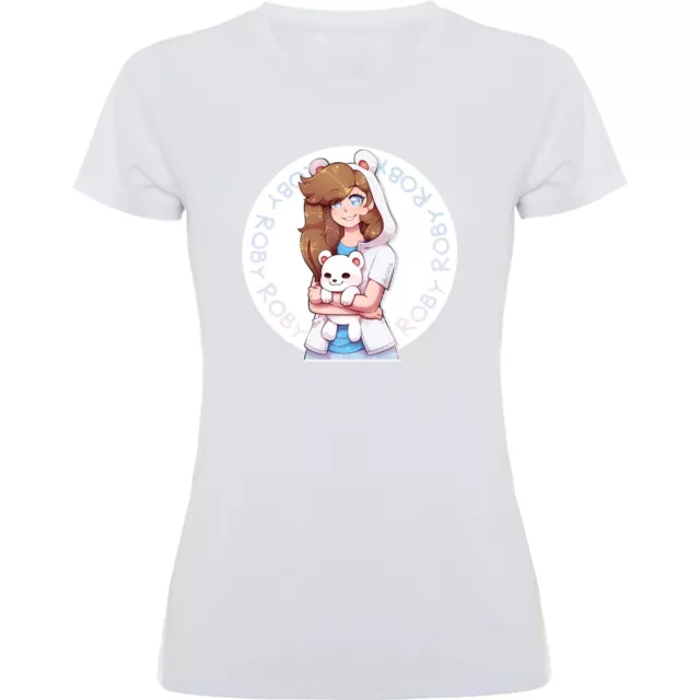 Maglietta t-shirt Roby Youtuber t-Shirt Orsi Bambino Bambina Roblox 2