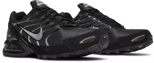 Nike Air Max Torch 4 343846-002 Men's Black Anthracite Silver Running Shoes PU64