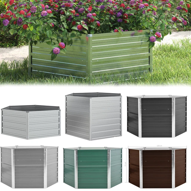 Hochbeet Metall Gemüsebeet Pflanzbeet Pflanzkasten Blumenbeet Garten Terrassen