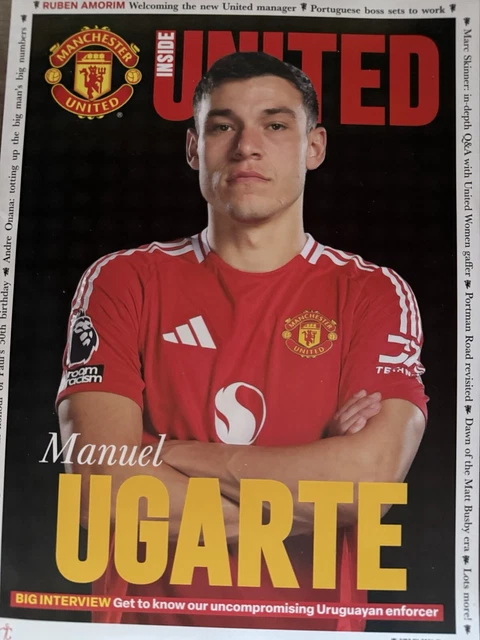 INSIDE UNITED OFFICIAL Manchester United FC magazine Dec 2024 Manuel ...