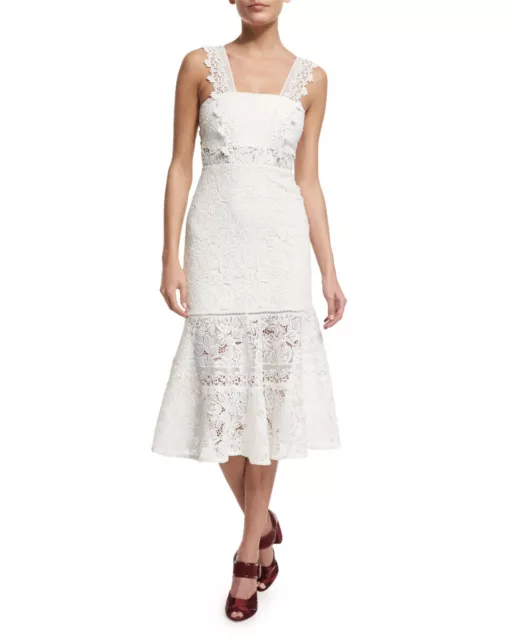 Alexis Women’s Bojana Sleeveless Lace Square Neck Midi Dress Size XS