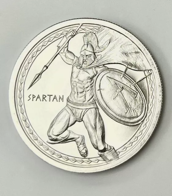 Spartan 1 Oz Silver Round - 1St Release Warrior Series! .999 Fine Bu