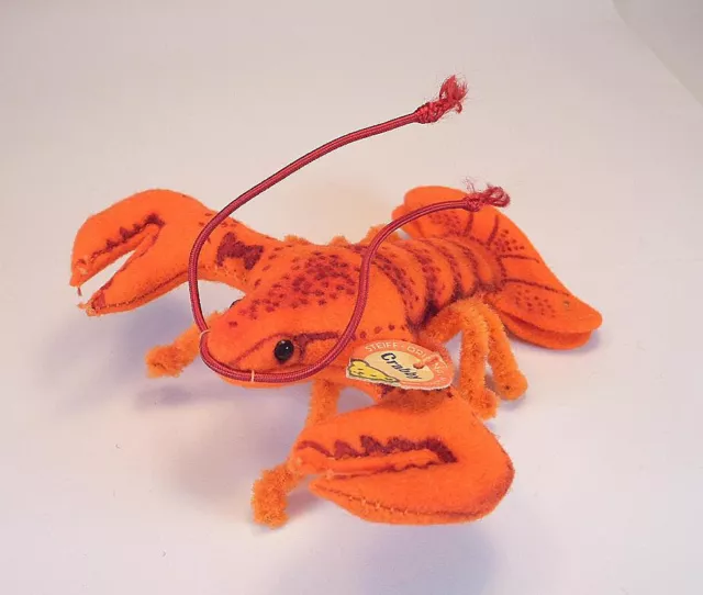 Steiff 2010.00 Hummer Crabby 10cm mit Knopf & Schild #310