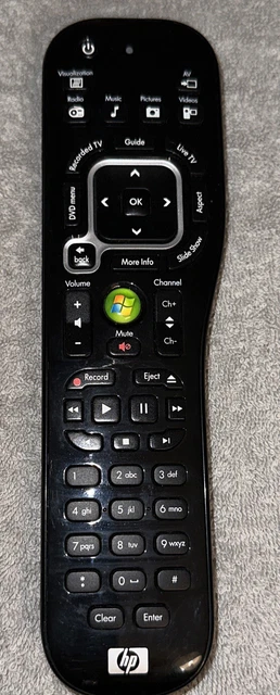 HP 533042-ZH1 Factory Original PC Media Center Remote RC1804924/01B