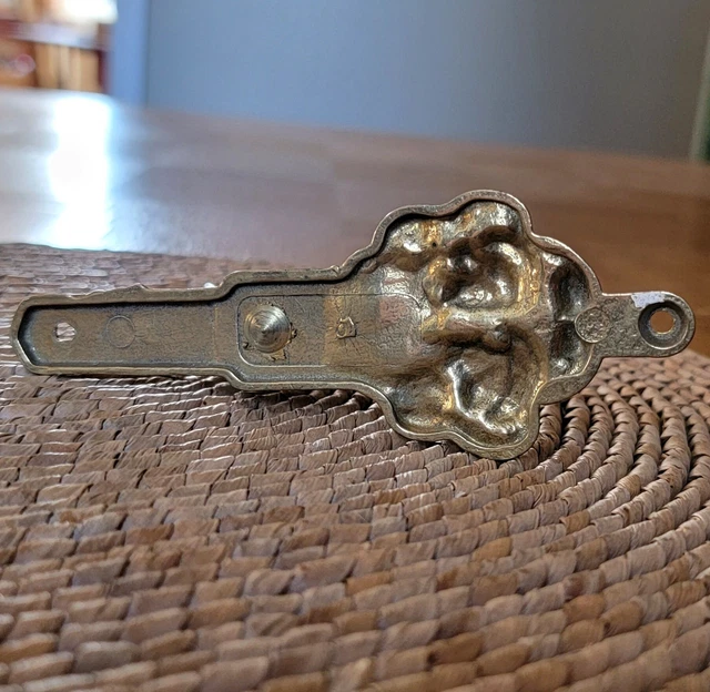 Vintage Brass Wall Hook, Hat Hook, Coat Hook - Dragon, Fish Style 5