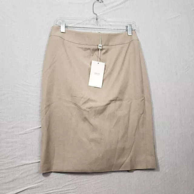 ARMANI Collezioni Pencil Skirt Womens 8 (EU 44) 100% Virgin Wool NWT MSRP $345