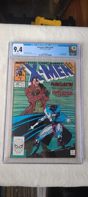 Uncanny X-Men #256 CGC 9.4 White pages, Marvel Comics, 1989, 1st new Psylocke