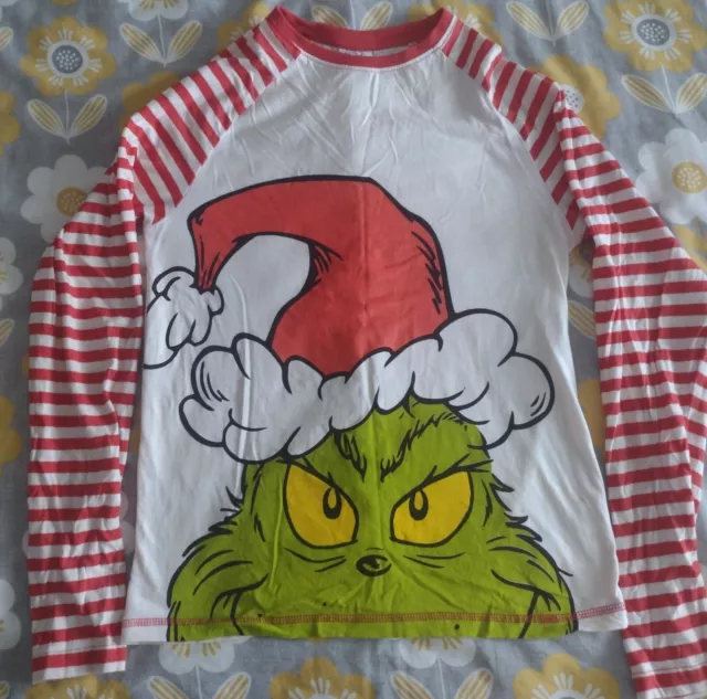 Set pigiami abbinati famiglia The Grinch Christmas da uomo taglia piccola molto