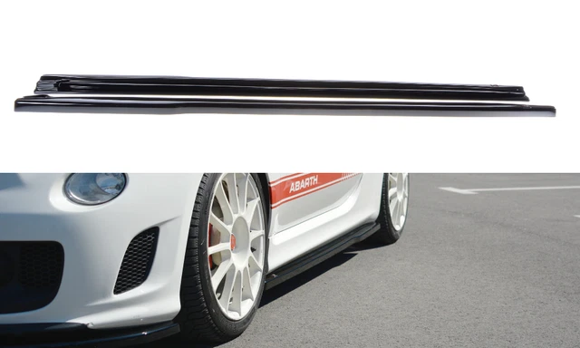 thumbnail image 2 of Maxton Design Gloss Black Spoiler Wing Extension For Fiat 500 Abarth Mk1 FL 2 of 6