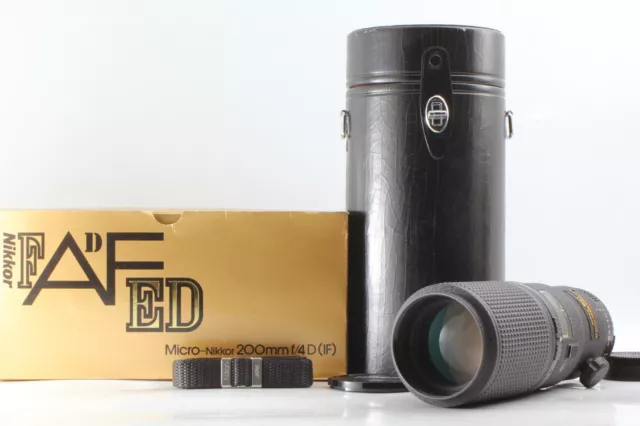 【UNUSED in box】 NIKON AF Micro NIKKOR 200mm f/4 D IF ED Macro Lens JAPAN #23043