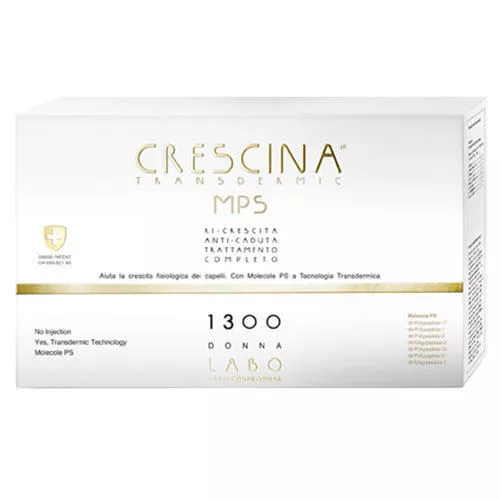 LABO Crescina Transdermic Mps Repousse + ANTICADUTA1300 Cheveux Femme 20 +