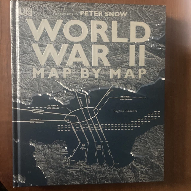 WORLD WAR II Map by Map by DK (Hardcover, 2019) £12.90 - PicClick UK