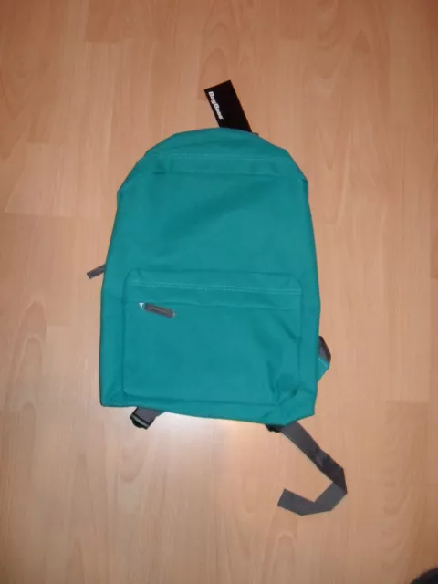 Bagbase Rucksack, Mit Grün, BG125 Emerald Graphite Grey, NEU