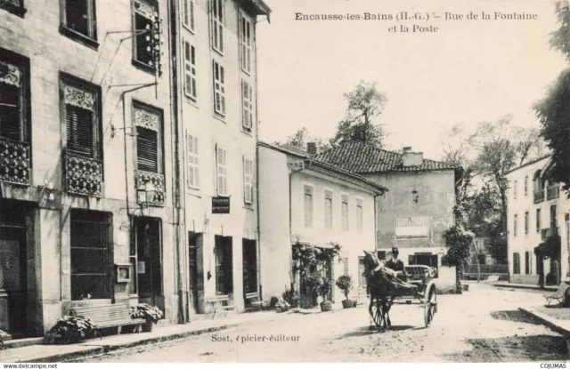 31 - ENCAUSSE LES BAINS - S13758 - Rue de la Fontaine et de la Poste - L23