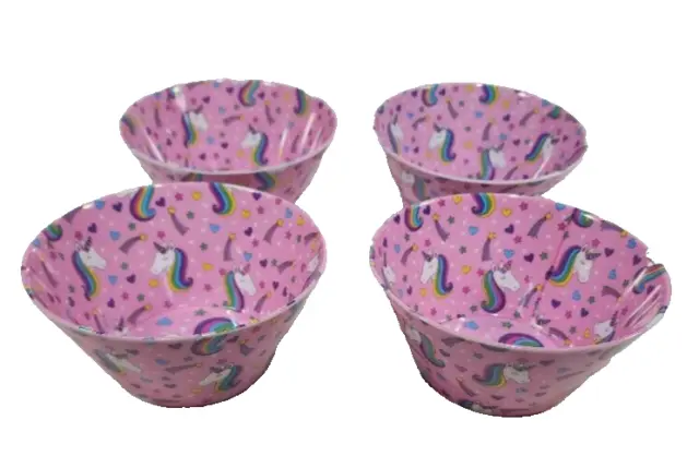 Zak Designs Melamine Food Noodle Bowls X 4