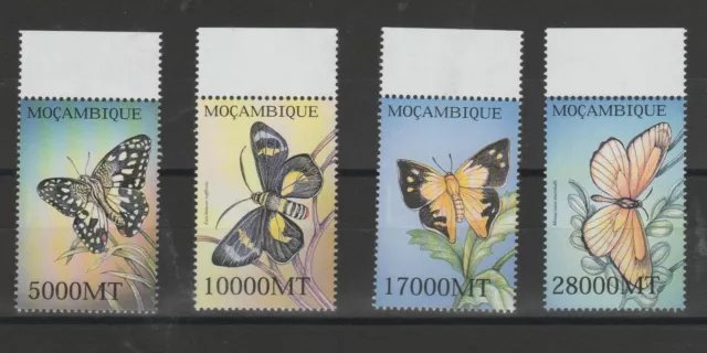 Mozambico Mocambique 1993 Fauna  Farfalle  4 Val Mnh Mf73817