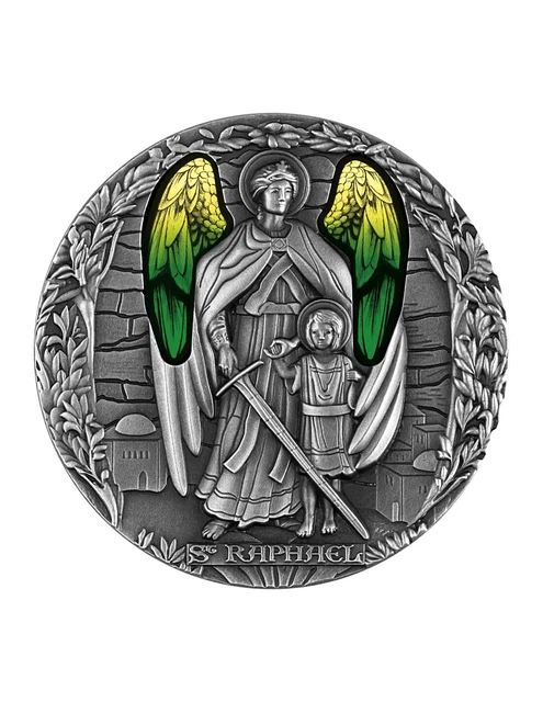 2022 Archangel Raphael 2oz Silver Coin