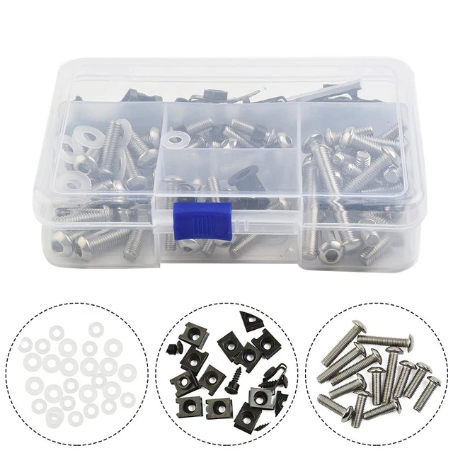 Kit De 175 Vis Et Boulons Couleur Pour Carénage Moto Honda X-ADV 750 2017-2018 - M5 M6 Aluminium