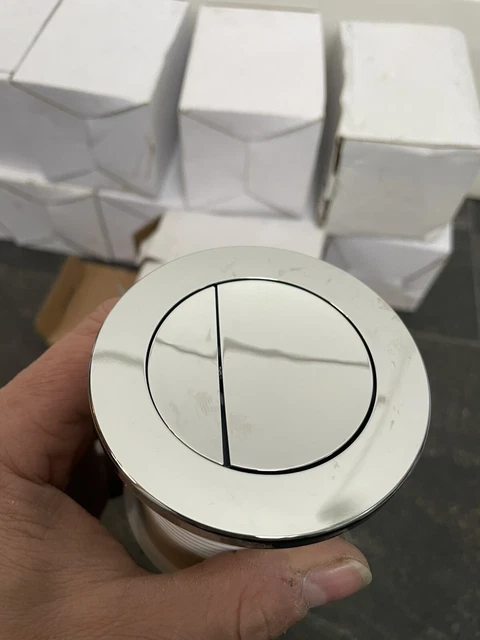 TAVISTOCK/ROPER RHODES 75MM Concealed Pneumatic Dual Flush Push Button ...