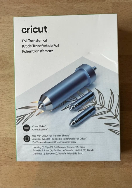 Kit de transferencia de lámina Cricut y carcasa para fabricante y exploración totalmente nuevo sellado 2008727