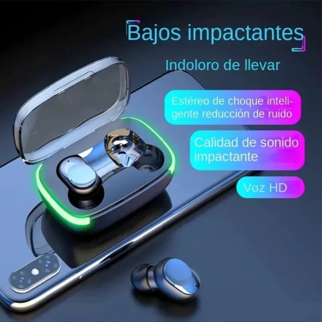 Y60 Fone-auriculares inalámbricos TWS con Bluetooth 5,1