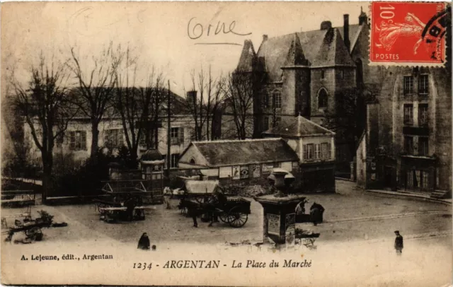 CPA Argentan - La Place du Marche (259084)