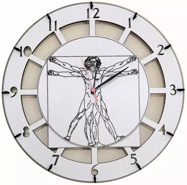 Orologio DA VINCI da parete muro design moderno