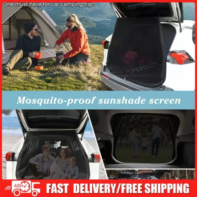 Automobile Tail Door Shade Cover Mosquito-proof Breathable for Self-driving Tour