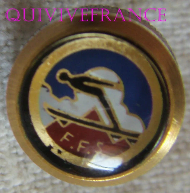 SK1898 - INSIGNE BADGE PATINAGE TEST PN2 lame dorée