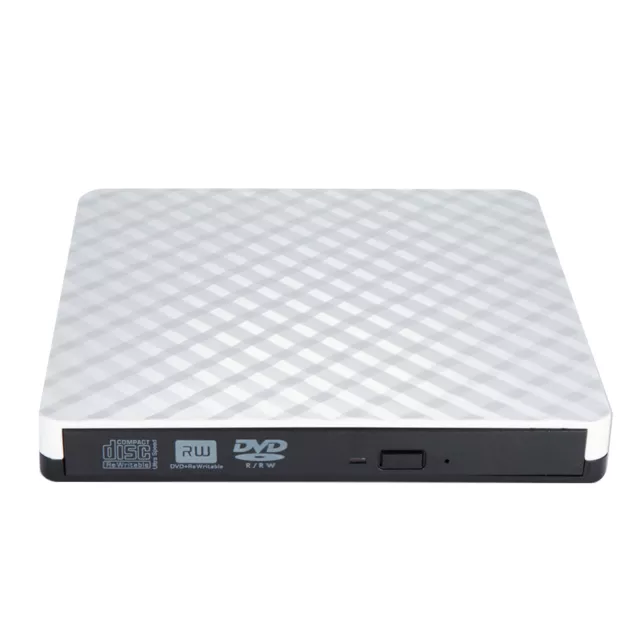 PC Laptop External USB 3.0 DVD RW CD Writer Portable Optical Drive Burner Reader