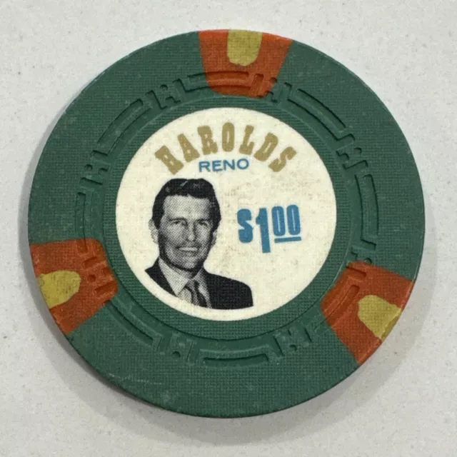 $1 Harolds Club For Fun obsolete  casino chip reno nv