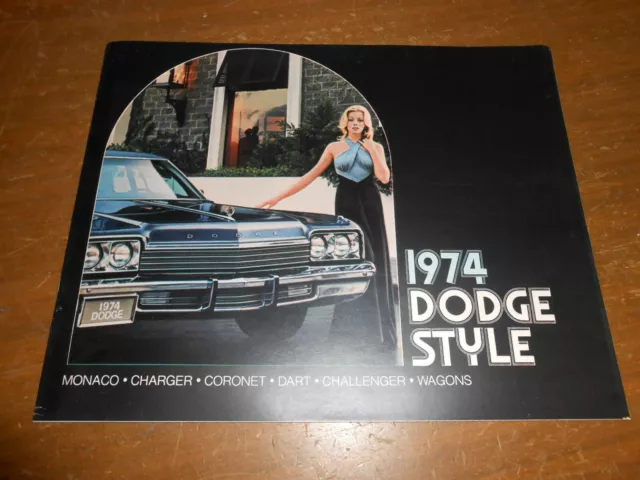 1974 Dodge Style Monaco Dart Charger Coronet Plymouth Challenger Sales Brochure