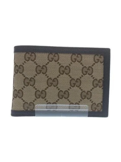 GUCCI 2-fold wallet _GG canvas canvas BRW men's