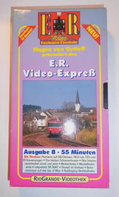 VHS-Eisenbahn-Video´s / E.R. Video Express - Ausgabe 8