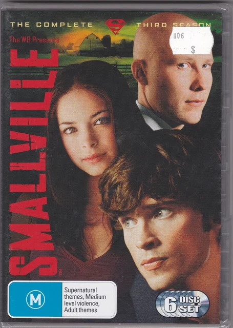 SMALLVILLE THE COMPLETE Third Season 3 DVD NEW Region 4