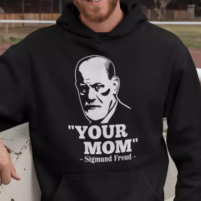 YOUR MOM Sigmund Freud Mutter Lustig Spaß Spruch Comedy Kapuzenpullover Hoodie