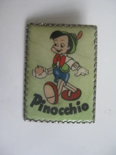 altes Vorkrieg Disney Pinocchio Abzeichen Anstecknadel Lüdenscheid D.R.G.M Pin