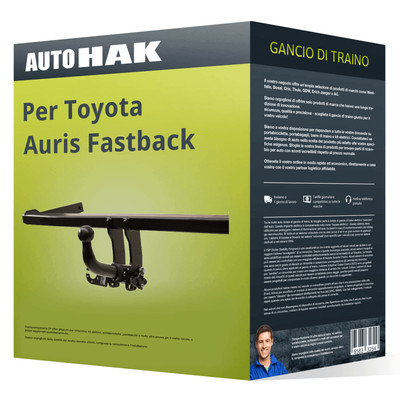 Auto-Hak Gancio traino adatto per Toyota Auris Fastback E18 estraibile Auto Hak NUOVO 
