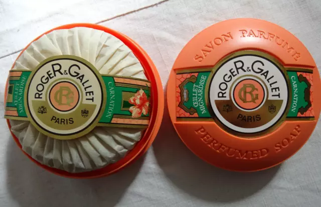 Roger & Gallet Seife 150g neu Ceillet Mignardise Nelkenseife in Dose Vintage rar