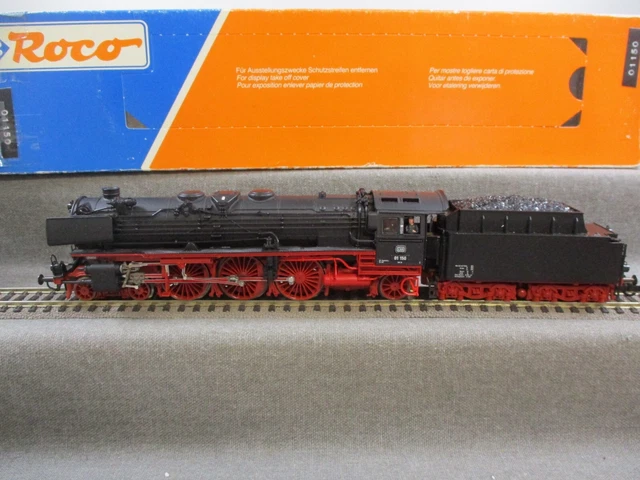 ROCO SPUR H0 43244 Schlepptenderlok BR 01 150 der DB DC Analog in OVP ...