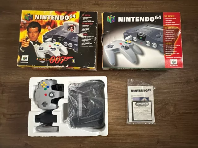 Nintendo 64 N64 Console, Goldeneye 007 James Bond, Limited Edition Bundle, Boxed