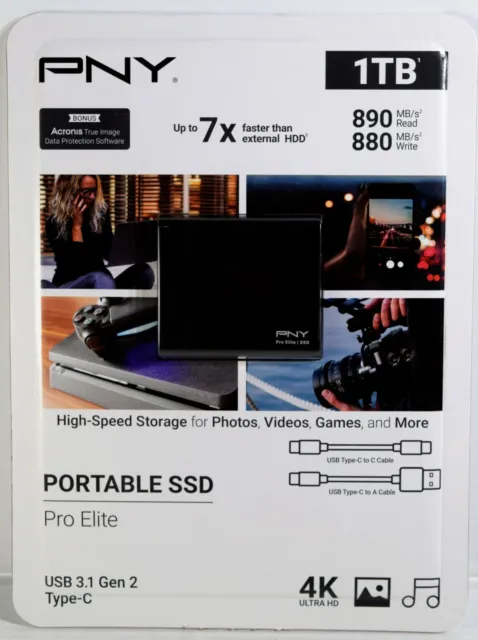 Pro Elite V2 USB 3.2 Gen 2x1 Type-C Portable SSD