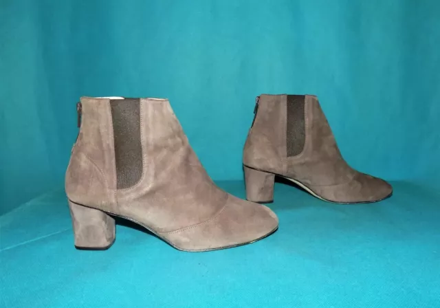 bottines boots REPETTO en cuir velours marron pointure 39 EUR